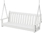 POLYWOOD GNS60WH Vineyard 60" Swing, White