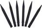 Aliotech 6Pcs 8.25 Inch Reinforced Ground Spikes, Solar Lights Spikes, ABS Plastic Lights Replacement Stakes, Ideal for Solar Pathway Lights Garden Lights Torch Lights(Inside Diameter 0.83 Inches)