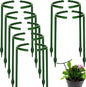 14Pcs Plant Support Stake Half Round Plant Support Ring Garden Flower Support for Tomato, Hydrangea, Indoor Plants, 6.3" Wide X 10.3" High