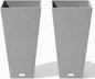 Veradek V-Resin Indoor/Outdoor Taper Planter, 2-Pack (26 inch, Grey)
