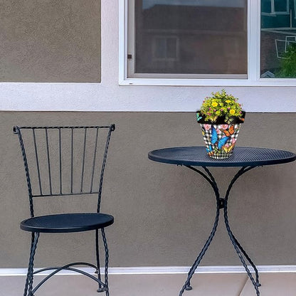 Briarwood Lane Checkered Butterflies Small Planter