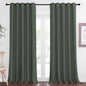 NICETOWN Blackout Curtain for Bedroom 102 inches Long - Grommet Thermal Curtain Light Blocking Room Darkening Window Treatment for Living Room (Dark Mallard, 1 Panel, W66 x L102)