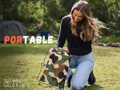 WEKAPO Inflatable Couch Air Lounger Chair - Camping & Beach Accessories, Portable Blow up Sofa for Hiking, Lawn, Indoor/Outdoor Movies & Music Festivals. Lightweight and Easy to Set Up Air Hammock