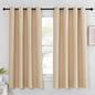 NICETOWN Room Darkening Window Shade and Blind - (Biscotti Beige Color) Light Reducing & Privacy Protection Blackout Short Curtain/Drape/Drapery for Kid's Bedroom, 52x63 inches, 1 Piece