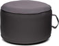 QILLOWAY Indoor/Outdoor Inflatable Stool,Round Ottoman,All Weather Foot Rest for Camping or Home,Dark Grey