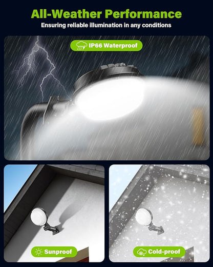 150W LED Barn Light 21000LM Yard Area Light Dusk to Dawn Outdoor Lighting with Photocell 5000K Daylight IP65 Waterproof LED Flood Security Parking Lot Lights for Street Farmhouse Garage, 2 Pack