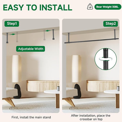 2 pcs Hanging Planters Rod, Plant Hanger Indoor for Window Ceiling, Hanging Plant Shelf for Wall Planter House Plants, Plant Shelves Metal Holder Bar 31.5 In (Pots, Plants, Chains not Included)