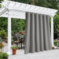 NICETOWN Bedroom Curtain for Patio Room Darkning, Thermal Insulated Rustproof Grommet Top Blackout Indoor Bedroom Vertical Drape Privacy for Gazebo/Pergola, Sand, W84 x L95, 1 PC