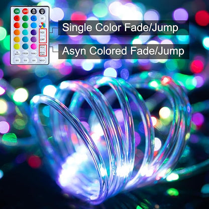 Minetom Rope Lights Color Changing, 16 Colors 108 FT 330 LED String Lights with Remote Timer, Waterproof Christmas String Light for Outside Bedroom Indoor Outdoor Decoration
