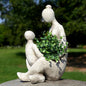 Unique Planters for Indoor Outdoor Plants Head Face Planter Pot Large Succulent Planters Flower Vase with Drainage Hole Grandmas Love
