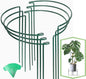 Joyhalo 6 Pack Plant Support Stakes, 16 Inch Peony Cages and Supports, Flower Stakes with 15 Pcs Plant Labels, Peonies Support Cages Garden Sticks for Plants Tomato, Hydrangea, Rose, Hyphosis
