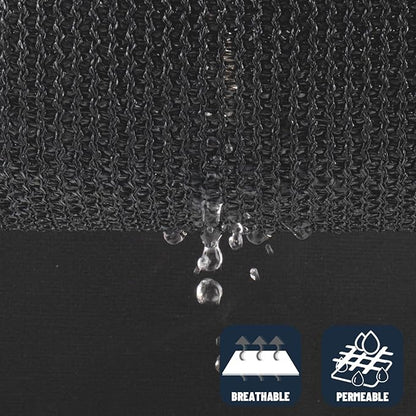 SUNNY GUARD Custom Size 19'x22' Rectangle Graphite Grey UV Block Sunshade for Backyard Yard Deck Patio Garden Outdoor Activities and Facility(Customized)