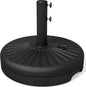 JEAREY 81.5lb Max Capacity Patio Umbrella Stand, Outdoor Umbrella Base Water Filled Stand, Heavy Duty Market Umbrella Holder for Patio, Deck, Poolside (Black)