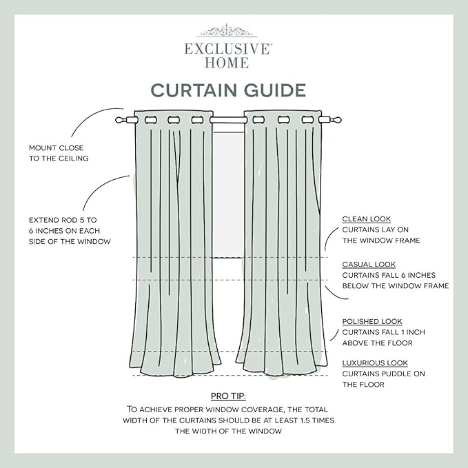 Exclusive Home Cabana Solid Indoor/Outdoor Light Filtering Hook-and-Loop Tab Top Curtain Panel Pair, 54"x63", White