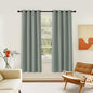NICETOWN Room Darkening Curtain for Living Room - Energy Saving Thermal Insulated Grommet Room Darkening Curtain/Drape for Bedroom (1 Panel, 46 by 72, Sage Green)