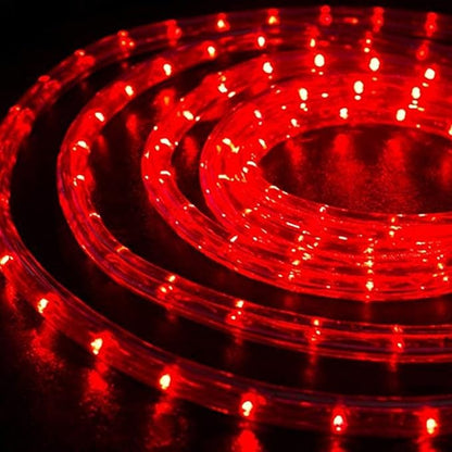 150ft LED Rope Lights Outdoor, 1080 LED Connectable and Flexible Tube Lights with 8 Modes, Waterproof LED Rope Lighting for Garden, Patio, Pool, Bedroom, Party, Indoor Outdoor Christmas Decor (Red)