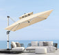 ABCCANOPY Patio Umbrella Cantilever Double Top Outdoor Offset Umbrella with 360° Rotation