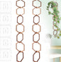 18Pcs Chain Trellis for Climbing Plants, Indoor&Outdoor Garden Wall Trellis, Plant Vine Support Wooden Potted Plant Trellis for Monstera, Pothos, Ivy