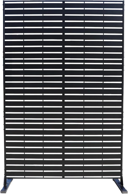 Kozyard Metal Privacy Screen 74" H x 47.2" W Decorative Outdoor Divider by Kozyard