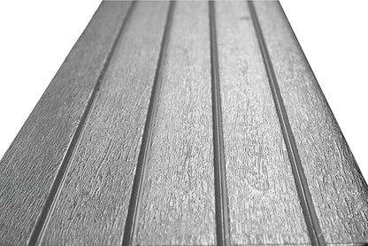 Bench, Deep Grey Top with Black Sides, 2 Pack - Proudly Made in The USA, Click and Lock Hardware-Free Assembly, Durable and Stylish Outdoor Seating