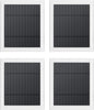 Solar Panel Outdoor for Ring Cameras (White 4P) Spotlight Cam Plus/Pro(Battery) Stick Up Cam/Pro Wireless Outdoor with 10FT/3M Long Cable Dustproof Waterproof