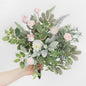 Artificial Greenery Spray Set, 48 Pieces, 7 Varieties, Faux Silk