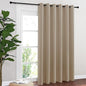 NICETOWN Blackout Sliding Door Curtains 84 Inch Length, Extra Wide Room Divider Grommet Energy Saving Thermal Insulated Curtain for Patio Door Window(W80 x L84, 1 Panel, Taupe)