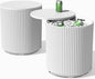 Veradek Outdoor Cooler Side Table - 2 in 1 - Designed for use as Outdoor Side Table, Patio Decor and Ice Chest