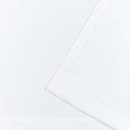 Exclusive Home Cabana Solid Indoor/Outdoor Light Filtering Hook-and-Loop Tab Top Curtain Panel Pair, 54"x144", White