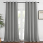 NICETOWN Extra Long Blackout Curtain Drape - (52 by 108-inch, Silver Grey, 1 Panel) Window Treatment Light Blocking Privacy Curtain Panel for Home Decoration