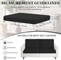 Cushion Covers Black Stretch Slipcovers 4 Pack for Indoor and Outdoor
