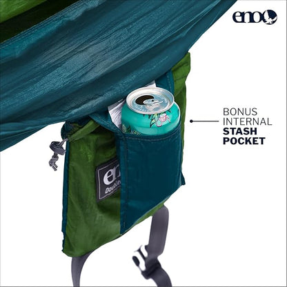 ENO, Eagles Nest Outfitters DoubleNest Lightweight Camping Hammock, 1 to 2 Person, Special Edition Colors, ATC
