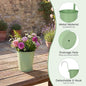 Hanging Flower Pots – Railing Planter Box for Outdoor Plants
