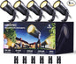 HIBOITEC 5W Low Voltage Landscape Lights, 2900K Warm White Landscape Lighting with Connectors,12-24V AC/DC, Waterproof Landscape Spotlights for Garden Tree Yard Wall, 6 Pack
