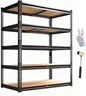 Garage Storage Shelves 72'',2400 LBS Garage Shelving Units, Storage Shelves Heavy Duty, Basement Shelving, Metal Shelving Units Free Standing