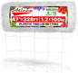 Plastic Trellis Netting 47" x 328 ft Heavy Duty Plant Support Netting White - 6 Inch Garden Trellis on Roll - Mesh for Growing Vine Climbing Plants, Flowers, Peas, and Cucumber