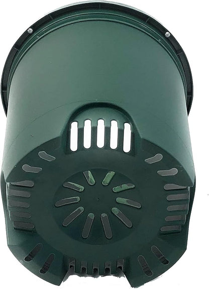 3 Gallon 10-Pack Nursery Pot Green Plastic Planters for Outdoor Indoor Plants Gardening Flower Pots Plant Pots with Drainage Holes