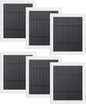 Solar Panel Outdoor for Ring Cameras (White 6P) Spotlight Cam Plus/Pro(Battery) Stick Up Cam/Pro Wireless Outdoor with 10FT/3M Long Cable Dustproof Waterproof