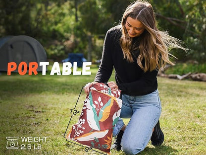 WEKAPO Inflatable Couch Air Lounger Chair - Camping & Beach Accessories, Portable Blow up Sofa for Hiking, Lawn, Indoor/Outdoor Movies & Music Festivals. Lightweight and Easy to Set Up Air Hammock