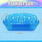 Inflatable Sofa, 2-Seat Blue PVC Air Couch for Patio and Camping