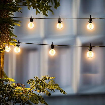 ZJOJO 200FT Outdoor String Lights, G40 Globe Outdoor Lights with 100 Shatterproof LED Bulbs 2700K, IP65 Waterproof Patio Light String Lights for Outside Backyard Porch Party