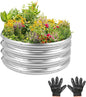 Garden Galvanized Raised Garden Bed Kit - Metal Planter Box for Vegetables/Herbs/Flowers, Heavy-Duty Steel Outdoor Garden Box with Reinforced Edges (2x2x1 FT)