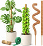 Moss Pole Monstera Plant Support – 2 Pack 28” Bendable Moss Pole Monstera Plant Support, Plant Stakes for Indoor Plants, Tall Plant Sticks Support for Climbing Plants