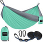 Kootek Camping Hammock, Portable Hammocks with Tree Straps & Attached Carry Bag, Camping Essentials Gear, Perfect for Outside Indoor Hiking Beach Backpack Travel