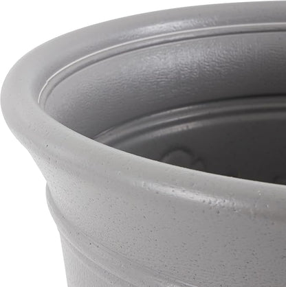 Suncast 2 Pack 300 Foot Heavy Duty 5 Gallon Decorative Plastic Hose Pot for Expandable and Lightweight Hoses, Ideal for Garden, Patio and Backyard Use