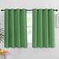 NICETOWN Froest Green Blackout Curtain for Living Room - Solid Thermal Insulated Grommet Blackout Panel/Drape for Bedroom Kitchen Window (1 Panel, 52 inches Wide by 54 inches Long)