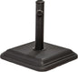 US Weight 26 Pound Umbrella Base - Cast Stone Outdoor Umbrella Stand - for Use with Umbrella Poles 1.3" to 1.8" - Designed to be Used with Patio Table - Black