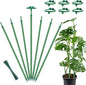 Extendable Plant Stakes,Adjustable Length from 14.3IN to 25IN Monstera Support Stakes with Clips,Sturdy Plant Stakes for Indoor Outdoor,Garden Sticks for Orchid,Tomato,Climbing Plants- 7Pack