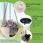 Hanging Planters for Indoor Outdoor Plants 8, 10 Inch
