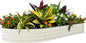 Garvee Galvanized Raised Garden Bed Outdoor, 8x4x1.5 ft Metal Planter Box for Flowers Vegetables, Rust-Resistant Raised Garden Beds for Gardening, Easy Assembly Outdoor Garden Box & Planters, Beige